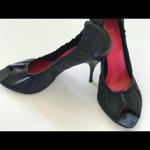 Alternatives Black open toe heels 39